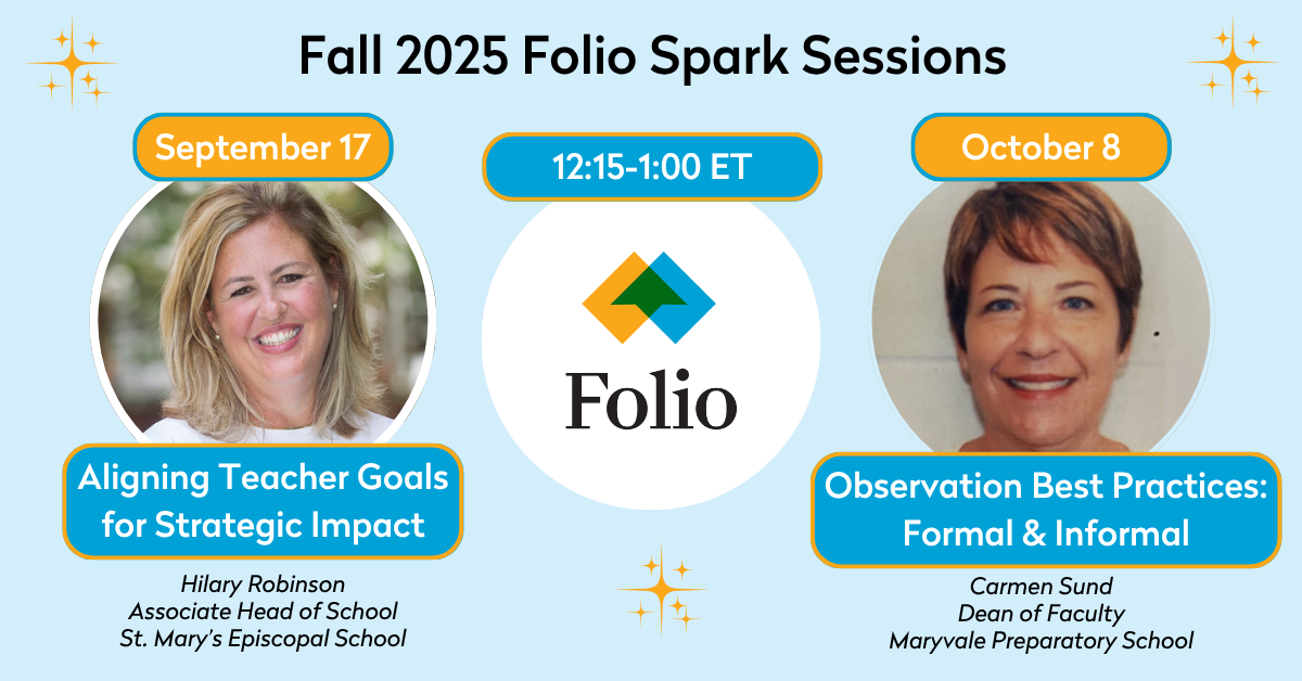 Folio Spark Sessions Fall 2025